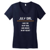 July Girl Women's V-Neck T-Shirt