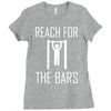 reach for the bars Ladies Fitted T-Shirt