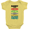 daddy you are my favorite superhero Baby Bodysuit