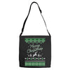 merry christmas ugly christmas sweater Adjustable Strap Totes