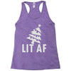 lit af Racerback Tank