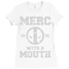 merc with a mouth Ladies Fitted T-Shirt