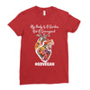 my body is a garden, not a graveyard black Ladies Fitted T-Shirt