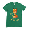 oh, for fox sake Ladies Fitted T-Shirt