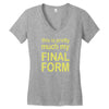 final form Women's V-Neck T-Shirt