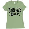 stressed out Ladies Fitted T-Shirt