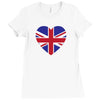 england flag Ladies Fitted T-Shirt