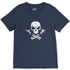 rock skull V-Neck Tee