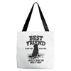 Best Friend Golden Tote Bags