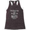 check yer nuts best trending Racerback Tank