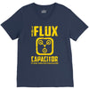 back to the future inspired flux capacitor delorean movie V-Neck Tee