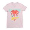 California Summer For Ladies Fitted T-Shirt