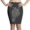 classic scooter Pencil Skirts
