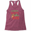 pizza christmas humor Racerback Tank