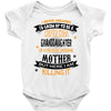 Super Cool Granddaughter Of A Freaking Awesome Mother Baby Onesie