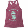 saint patrick made me do it Racerback Tank
