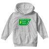 gps logo free exit 63 beach haven Youth Hoodie