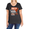 devoted boxer Ladies Curvy T-Shirt