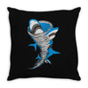 shark tornado Throw Pillow
