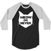 meow or never 3/4 Sleeve Shirt