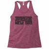 proud new dad Racerback Tank