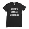 world's okayest girlfriend Ladies Fitted T-Shirt