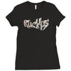 ruckus tag Ladies Fitted T-Shirt