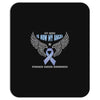 my hero is now my angel stomach cancer awareness Mousepad