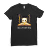 my happy place Ladies Fitted T-Shirt