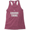 bass it's a groove thing Racerback Tank