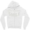 life short smile advice wisdom Zipper Hoodie