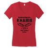 khabib the eagle Women's V-Neck T-Shirt