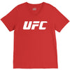 ufc white logo V-Neck Tee