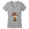 Zurafa Women's V-Neck T-Shirt