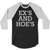 ex's and hoe's 3/4 Sleeve Shirt