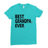best grandpa ever Ladies Fitted T-Shirt
