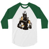 king of kittens 3/4 Sleeve Shirt