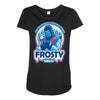 finish yours ice cream Maternity Scoop Neck T-shirt