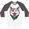 cat rock 3/4 Sleeve Shirt