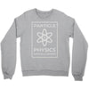 particle physics funny pun Crewneck Sweatshirt