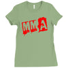 mma ,fight ,thai boxen, Ladies Fitted T-Shirt