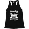 January Girls Are Sunshine Mixed With A Little Hurricane Racerback Tank