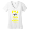 george orwell   1984 Women's V-Neck T-Shirt
