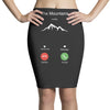 Call From Mountains Pencil Skirts