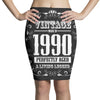 vintage made in 1990 perfectly aged a living legend Pencil Skirts