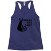 crazy cat lady Racerback Tank