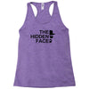 the hidden face Racerback Tank
