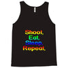 shoot eat sleep repeat gun Tank Top