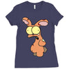 zombie bunny Ladies Fitted T-Shirt