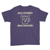 over caffeinated (3) Youth Tee